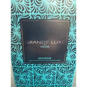 Voluspa Luxe Reed Diffuser Marine 200ml bamboo reeds New NIB Ocean Beach sealed